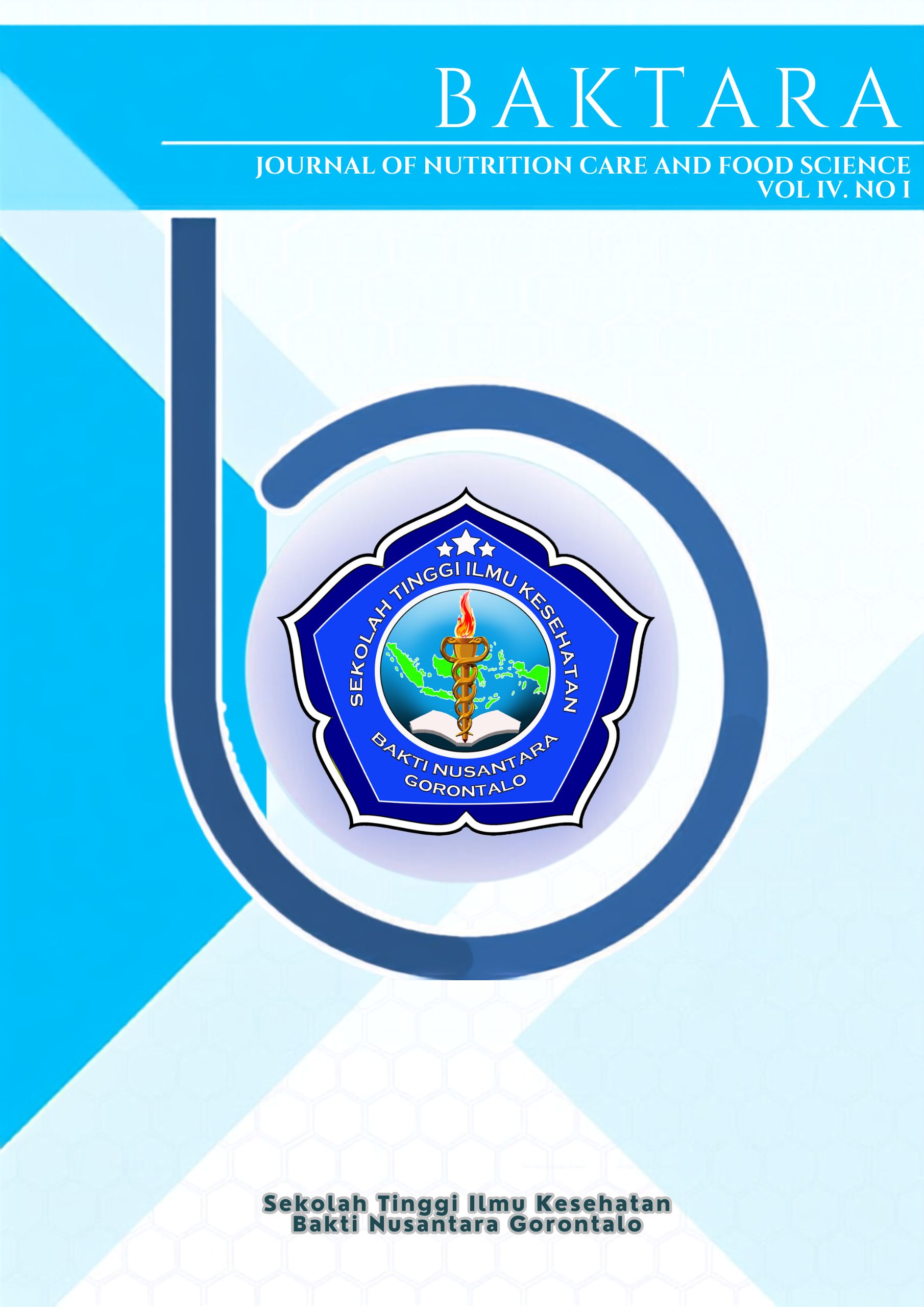 					View Vol. 4 No. 1 (2024): Baktara Journal of Nutrition Care and Food Service
				